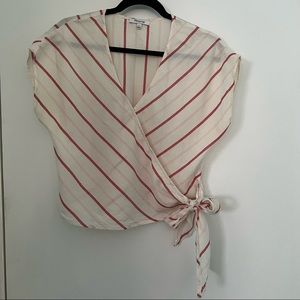 Madewell side tie top